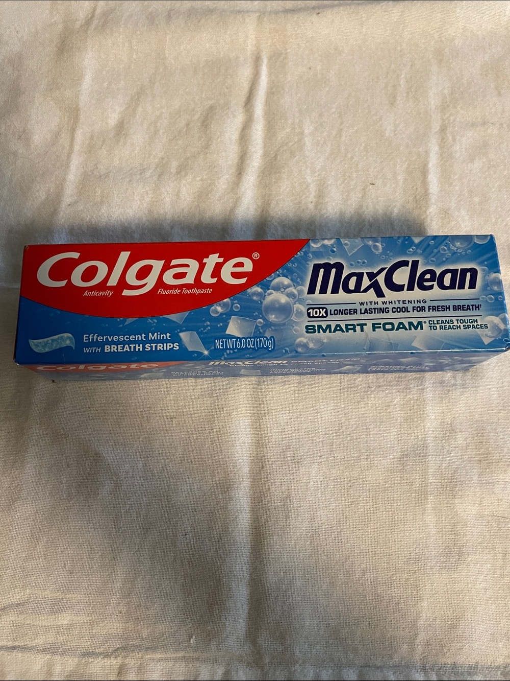 Colgate MaxClean Smart Foam Toothpaste - Blue